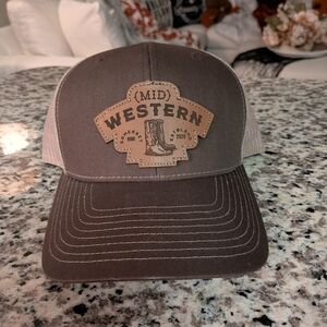 Western Brown and Tan Trucker Hat